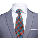 Silk Neck Tie // Multicolor Check