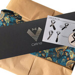 Silk Neck Tie // Multicolor Paisley