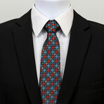 Silk Neck Tie // Multicolor Check