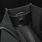 Sade Leather Tote Bag // Black