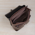 Gram Leather Backpack // Coffee