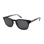 Men's // Ferragamo SF1021SA 113 Square Sunglasses // Black + Grey