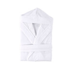 Brooks Brothers Ottoman Rolls Bathrobe // Sea Glass