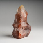 Genuine Polished Strawberry Quartz Flame Freeform