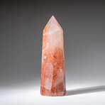 Genuine Polished Strawberry Quartz Point