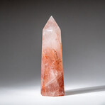 Genuine Polished Strawberry Quartz Point