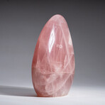 Genuine Polished Rose Quartz Freeform From Madagascar