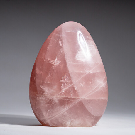 Genuine Polished Rose Quartz Freeform From Madagascar