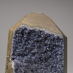 Genuine Polished Amethyst Crystal Geode Point From Brazil