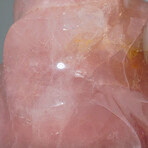 Genuine Polished Rose Quartz Flame Freeform From Brazil