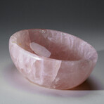 Genuine Polished Rose Quartz Bowl // V2