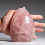 Genuine Polished Rose Quartz Freeform From Madagascar