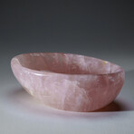 Genuine Polished Rose Quartz Bowl // V2