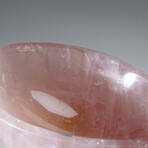 Genuine Polished Rose Quartz Bowl // V2