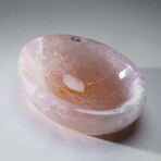 Genuine Polished Rose Quartz Bowl // V1