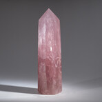 Genuine Rose Quartz Polished Point