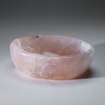 Genuine Polished Rose Quartz Bowl // V1