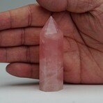 Rose Quartz Polished Point From Brazil