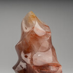 Genuine Polished Strawberry Quartz Flame Freeform