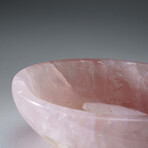 Genuine Polished Rose Quartz Bowl // V2