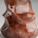 Genuine Polished Strawberry Quartz Flame Freeform