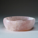 Genuine Polished Rose Quartz Bowl // V1