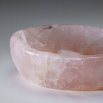 Genuine Polished Rose Quartz Bowl // V1