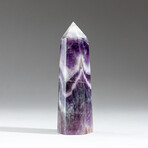 Polished Chevron Amethyst Point From Brazil