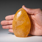 Genuine Polished Lemon Quartz Freeform from Madagascar // Small