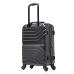 InUSA Aurum Lightweight Hardside Spinner Luggage 20" Carry-on (Black)