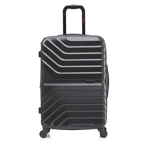 InUSA Aurum Lightweight Hardside Spinner Luggage 24" (Black)