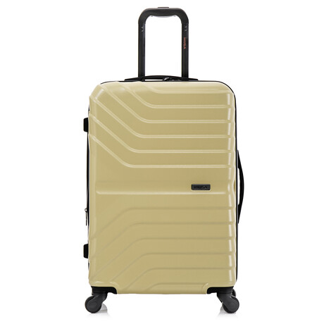 InUSA Aurum Lightweight Hardside Spinner Luggage 24" (Champagne)