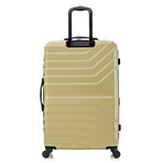 InUSA Aurum Lightweight Hardside Spinner Luggage 28" (Champagne)