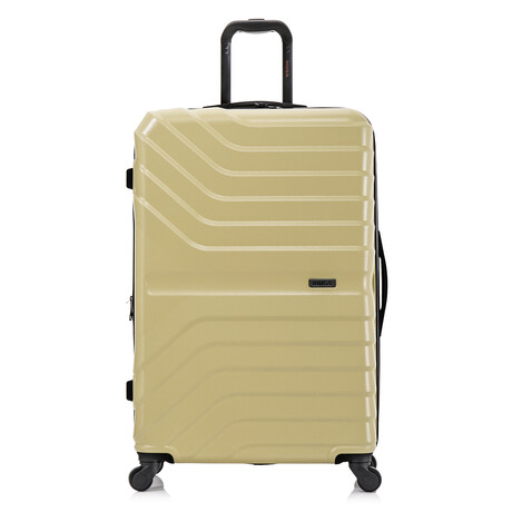 InUSA Aurum Lightweight Hardside Spinner Luggage 28" (Champagne)