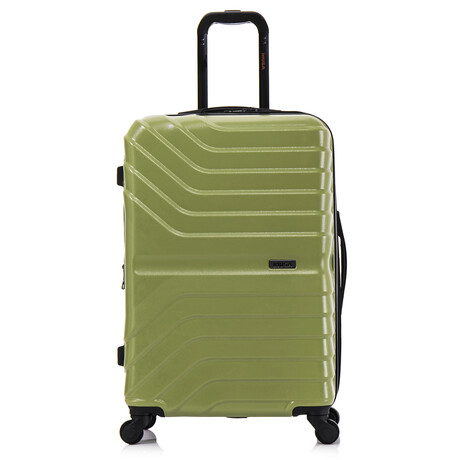 InUSA Aurum Lightweight Hardside Spinner Luggage 24" (Green)