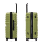 InUSA Aurum Lightweight Hardside Spinner Luggage 24" (Green)