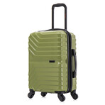 InUSA Aurum Lightweight Hardside Spinner Luggage 20" Carry-on (Green)