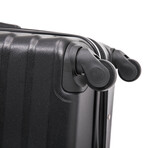 InUSA Aurum Lightweight Hardside Spinner Luggage 20" Carry-on (Black)