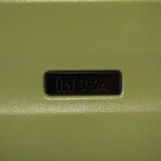 InUSA Aurum Lightweight Hardside Spinner Luggage 20" Carry-on (Green)