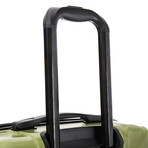 InUSA Aurum Lightweight Hardside Spinner 4 Piece Luggage Set  20"/24"/28"/32'' (Green)