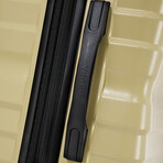 InUSA Aurum Lightweight Hardside Spinner 3 Piece Luggage Set  20"/24"/28" (Champagne)