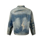 Denim Shirt Jacket // Blue (L)