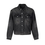 Denim Shirt Jacket // Dark Gray (M)