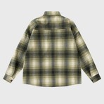 Plaid Shirt Jacket V2 // Green (2XL)