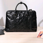 047 Tote Leather Bag // Black