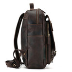 041 Backpack Leather Bag // Brown