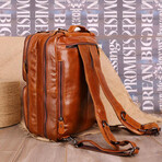 050 Messenger Leather Bag // Tan