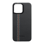 PITAKA Fusion Weaving MagEZ Case 4 // Rhapsody // 600D // iPhone15 Pro
