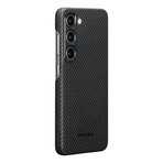 PITAKA MagEZ Case // Black/Grey Twill (Samsung S23+)