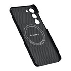 PITAKA MagEZ Case // Black/Grey Twill (Samsung S23+)